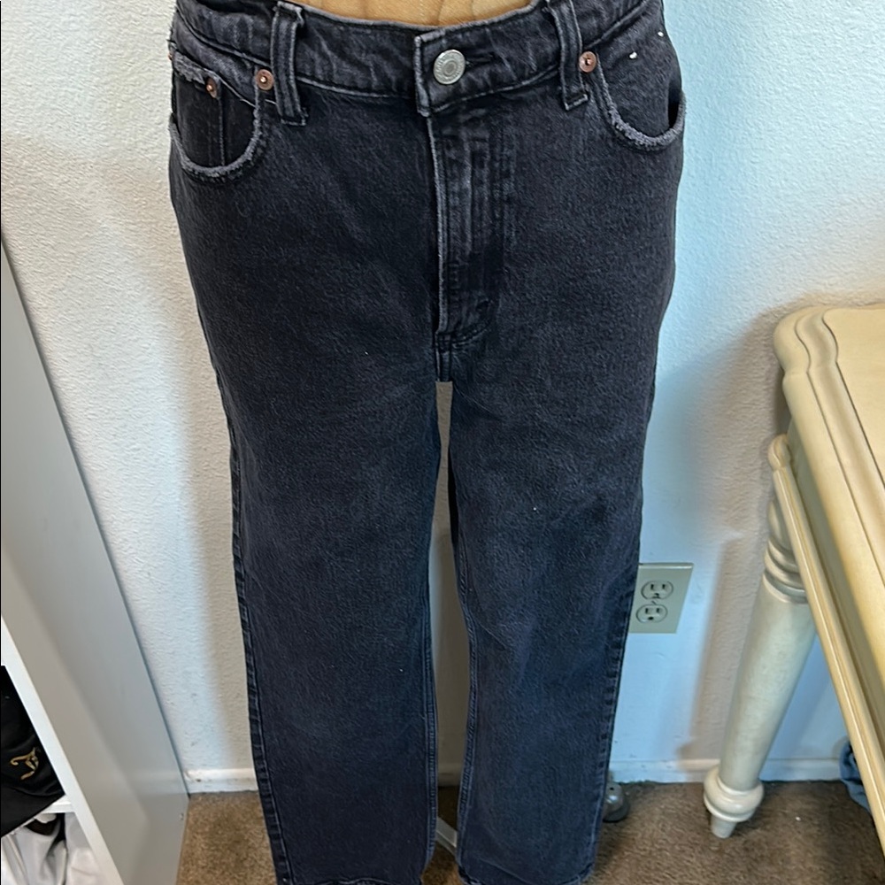 Abercrombie & Fitch Ultra High Rise 90’s Straight Jean